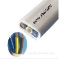 Flat Copper Core PVC -Jacke Doppel Erdung Kabel